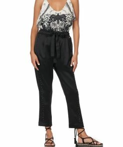 Camilla EBoutique (US) STRAP TOP WITH RUFFLE MIDNIGHT PEARL Sale Clothing