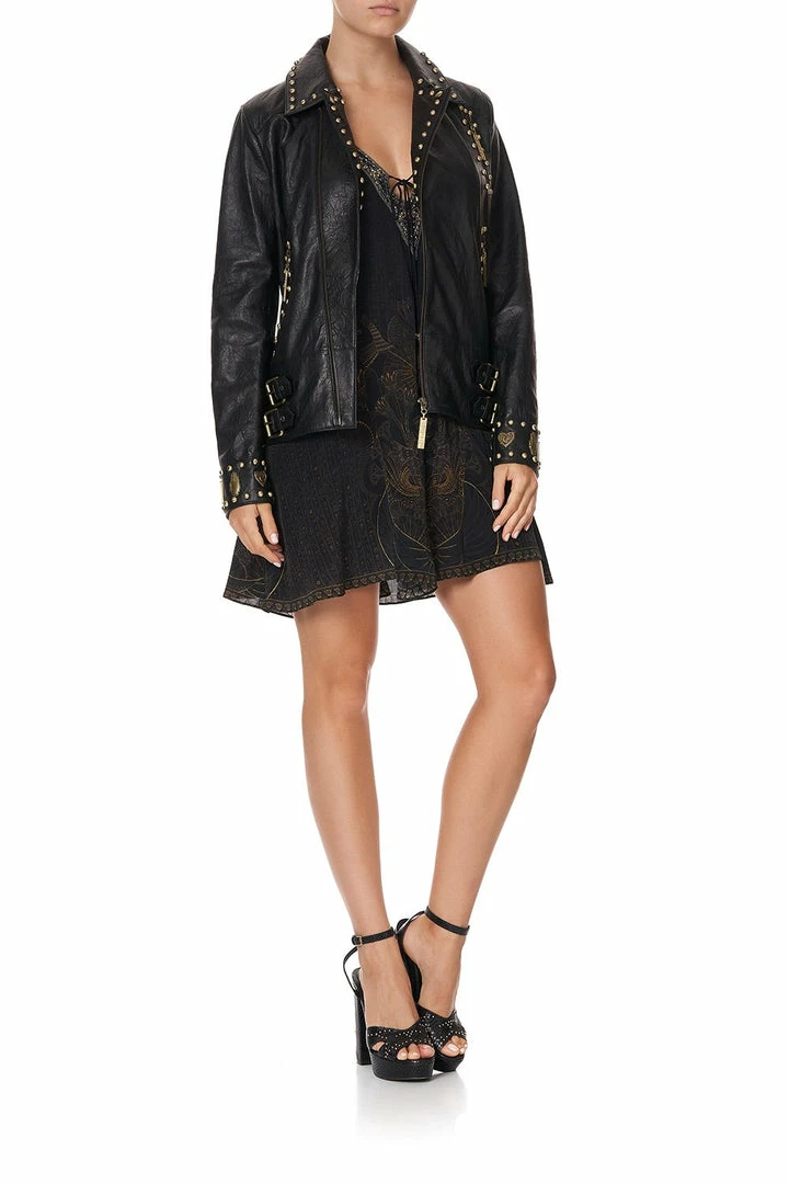 Camilla EBoutique (US) STUDDED BIKER JACKET COBRA KING Up To 50% Off