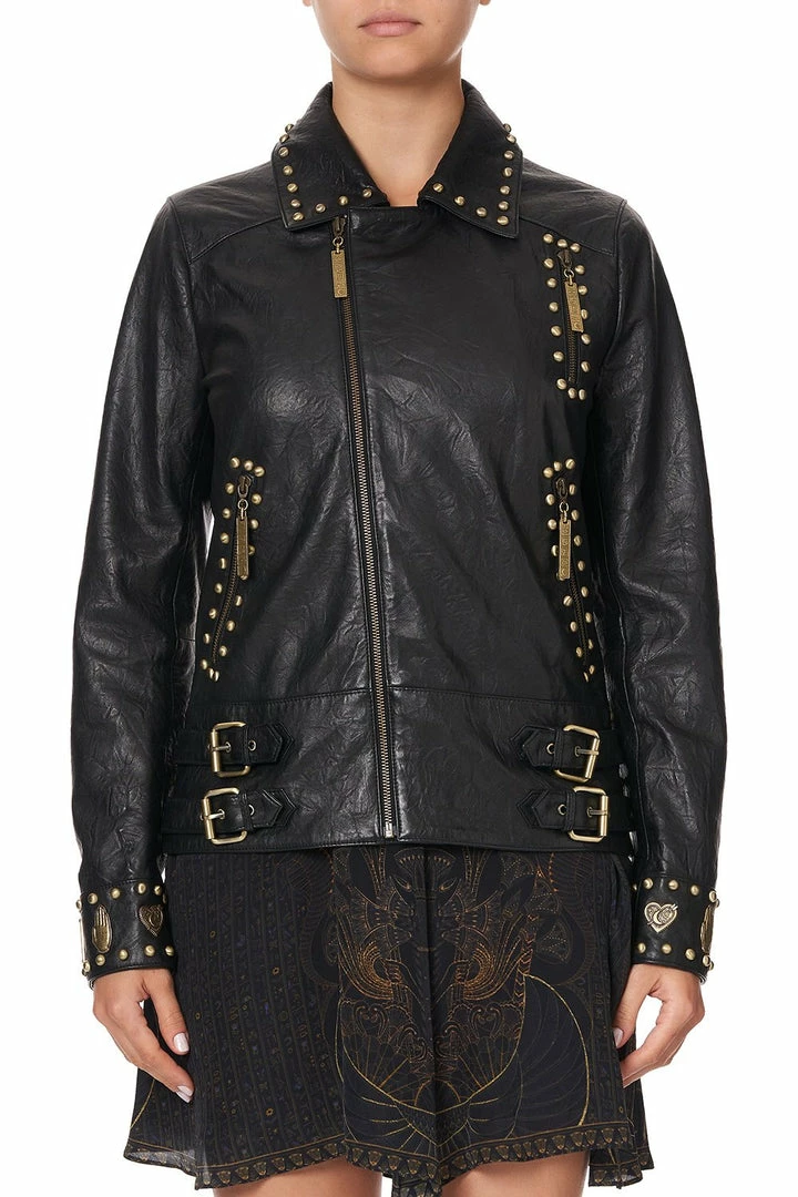 Camilla EBoutique (US) STUDDED BIKER JACKET COBRA KING Up To 50% Off