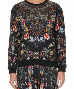 Camilla EBoutique (US) ROUND NECK SWEATER DANCING IN THE DARK Sale Activewear & Loungewear