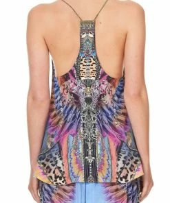 Camilla EBoutique (US) Up To 50% Off T BACK SHOESTRING TOP LOVE ON THE WING