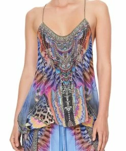 Camilla EBoutique (US) Up To 50% Off T BACK SHOESTRING TOP LOVE ON THE WING