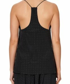 Camilla EBoutique (US) Sale Clothing T BACK SHOESTRING TOP LUXE BLACK