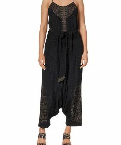 Camilla EBoutique (US) Sale Clothing T BACK SHOESTRING TOP LUXE BLACK