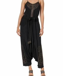 Camilla EBoutique (US) Sale Clothing T BACK SHOESTRING TOP LUXE BLACK