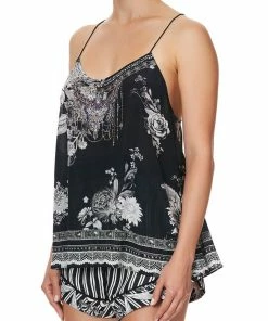 Camilla EBoutique (US) T BACK SHOESTRING TOP MOONSHINE BLOOM