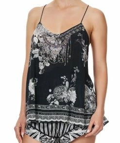Camilla EBoutique (US) T BACK SHOESTRING TOP MOONSHINE BLOOM