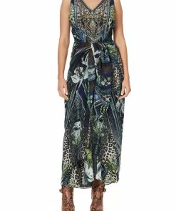 Camilla EBoutique (US) Up To 40% Off TIE FRONT MULTIWEAR DRESS KOMODO QUEEN