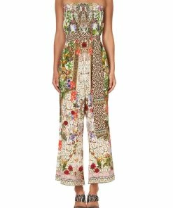 Camilla EBoutique (US) Up To 30% Off TIE WAIST STRAPLESS JUMPSUIT FAIR VERONA