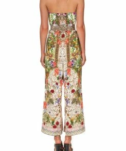 Camilla EBoutique (US) Up To 30% Off TIE WAIST STRAPLESS JUMPSUIT FAIR VERONA