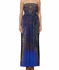 Camilla EBoutique (US) TIE WAIST STRAPLESS JUMPSUIT KOMODO QUEEN