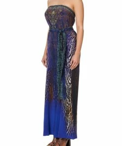 Camilla EBoutique (US) TIE WAIST STRAPLESS JUMPSUIT KOMODO QUEEN