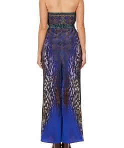 Camilla EBoutique (US) TIE WAIST STRAPLESS JUMPSUIT KOMODO QUEEN