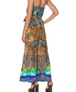 Camilla EBoutique (US) Up To 40% Off TIE WAIST STRAPLESS JUMPSUIT MOTHER XANADU