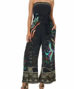 Camilla EBoutique (US) TIE WAIST STRAPLESS JUMPSUIT WISE WINGS