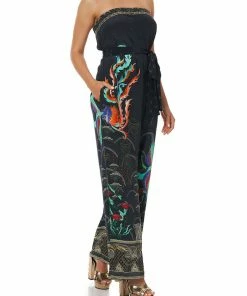 Camilla EBoutique (US) TIE WAIST STRAPLESS JUMPSUIT WISE WINGS