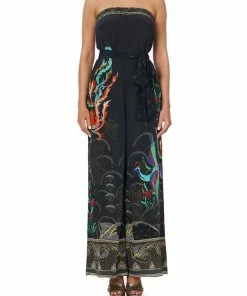 Camilla EBoutique (US) TIE WAIST STRAPLESS JUMPSUIT WISE WINGS