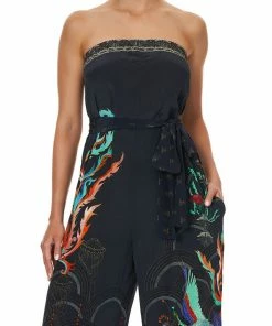 Camilla EBoutique (US) TIE WAIST STRAPLESS JUMPSUIT WISE WINGS
