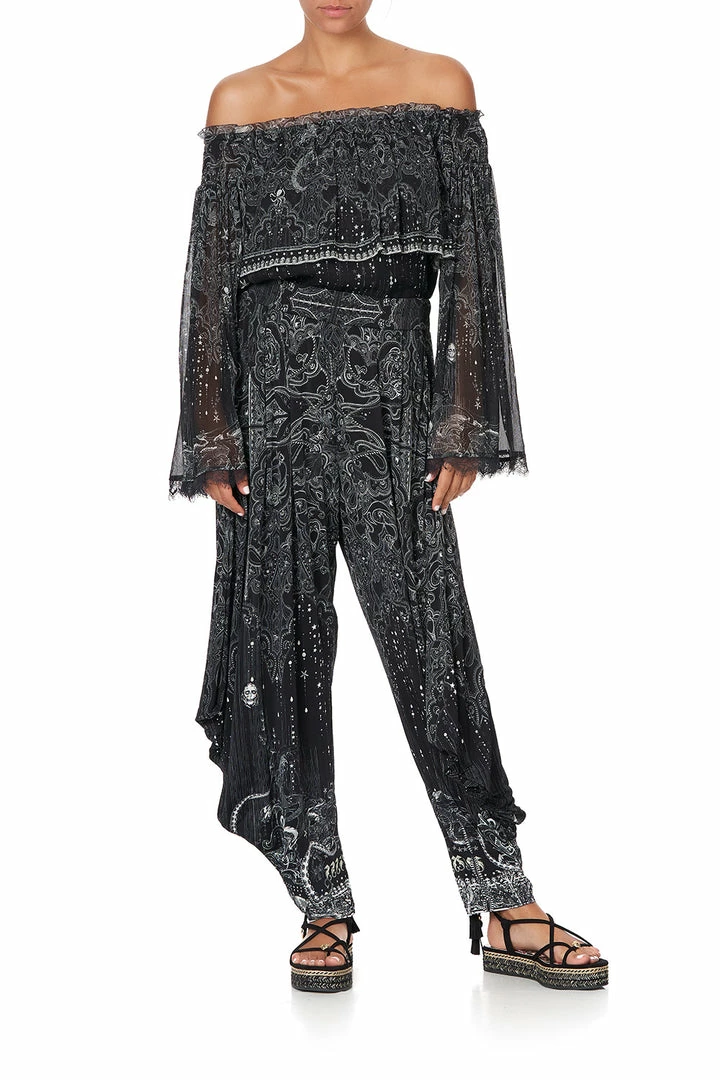 Camilla EBoutique (US) Up To 40% Off JERSEY DRAPE PANT WITH POCKET MIDNIGHT PEARL