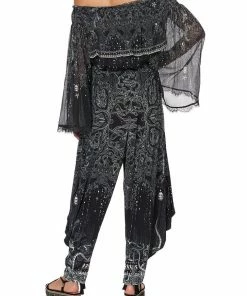 Camilla EBoutique (US) Up To 40% Off JERSEY DRAPE PANT WITH POCKET MIDNIGHT PEARL