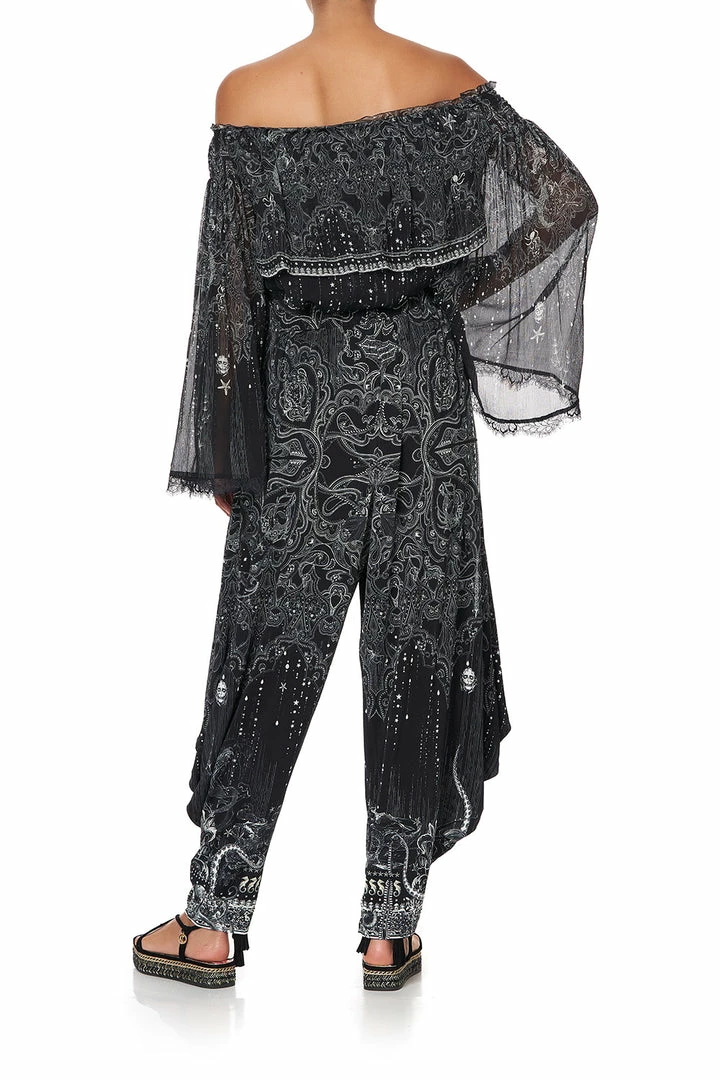 Camilla EBoutique (US) Up To 40% Off JERSEY DRAPE PANT WITH POCKET MIDNIGHT PEARL