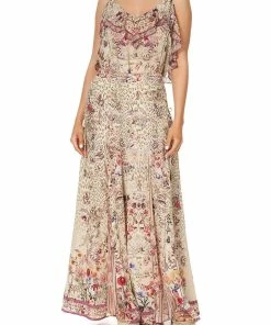 Camilla EBoutique (US) TOP WITH NECKLINE FRILL DRIFTING DREAMER Up To 40% Off