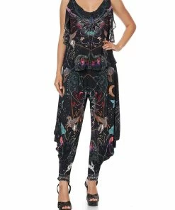 Camilla EBoutique (US) TOP WITH NECKLINE FRILL MIDNIGHT MOON HOUSE Up To 50% Off