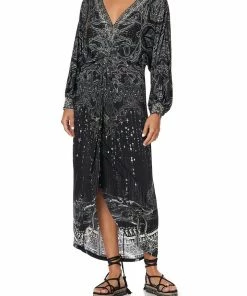 Camilla EBoutique (US) TWIST FRONT DRESS MIDNIGHT PEARL Up To 50% Off