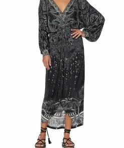 Camilla EBoutique (US) TWIST FRONT DRESS MIDNIGHT PEARL Up To 50% Off