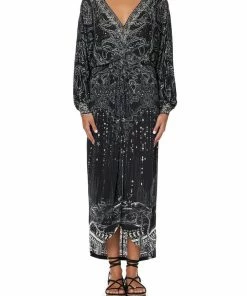 Camilla EBoutique (US) TWIST FRONT DRESS MIDNIGHT PEARL Up To 50% Off