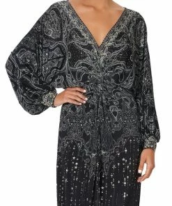 Camilla EBoutique (US) TWIST FRONT DRESS MIDNIGHT PEARL Up To 50% Off