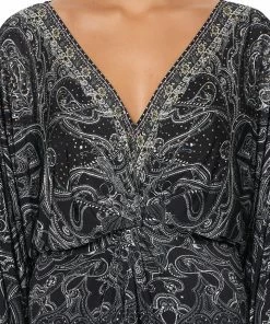 Camilla EBoutique (US) TWIST FRONT DRESS MIDNIGHT PEARL Up To 50% Off