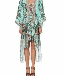 Camilla EBoutique (US) KIMONO WITH LONG UNDERLAYER MILLAS BACKYARD Up To 40% Off
