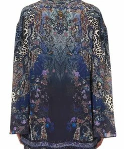 Camilla EBoutique (US) V NECK A-LINE BLOUSE FESTIVAL EXPRESS Up To 30% Off