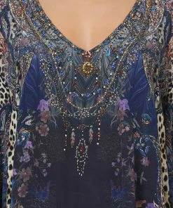 Camilla EBoutique (US) V NECK A-LINE BLOUSE FESTIVAL EXPRESS Up To 30% Off