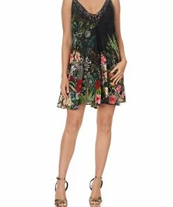 Camilla EBoutique (US) Up To 40% Off V NECK DRESS WITH NECKBANDS RAISED WITH WOLVES