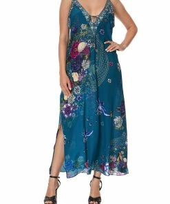 Camilla EBoutique (US) Up To 50% Off V NECK DRESS WITH NECKBANDS LUNAR GAZING