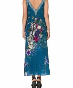 Camilla EBoutique (US) Up To 50% Off V NECK DRESS WITH NECKBANDS LUNAR GAZING