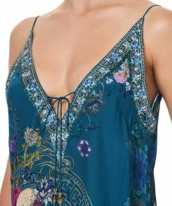 Camilla EBoutique (US) Up To 50% Off V NECK DRESS WITH NECKBANDS LUNAR GAZING