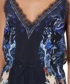 Camilla EBoutique (US) V-NECK LACE PLAYSUIT MARE MYSTIQUE