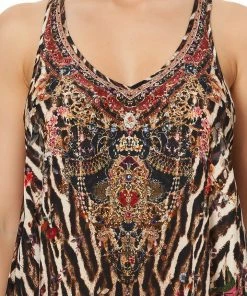 Camilla EBoutique (US) Sale Clothing V NECK RACERBACK DRESS LIV A LITTLE