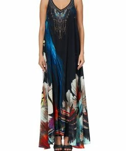 Camilla EBoutique (US) V NECK RACERBACK DRESS NIGHT FLIGHT