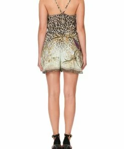 Camilla EBoutique (US) V NECK SHOESTRING STRAP PLAYSUIT NOMADIC NYMPH Up To 40% Off