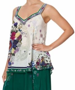 Camilla EBoutique (US) V-NECK STRAP TOP GENTLE MOON