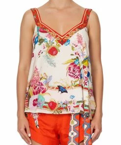 Camilla EBoutique (US) Up To 30% Off V-NECK STRAP TOP HOMEWARD FOUND