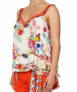 Camilla EBoutique (US) Up To 30% Off V-NECK STRAP TOP HOMEWARD FOUND