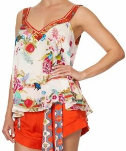 Camilla EBoutique (US) Up To 30% Off V-NECK STRAP TOP HOMEWARD FOUND