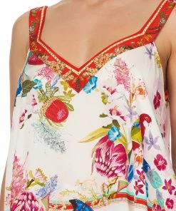 Camilla EBoutique (US) Up To 30% Off V-NECK STRAP TOP HOMEWARD FOUND