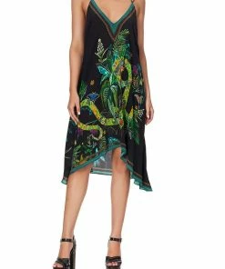 Camilla EBoutique (US) V-NECK STRAPPY FLARE DRESS RIVER CRUISE Up To 30% Off