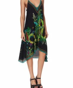 Camilla EBoutique (US) V-NECK STRAPPY FLARE DRESS RIVER CRUISE Up To 30% Off